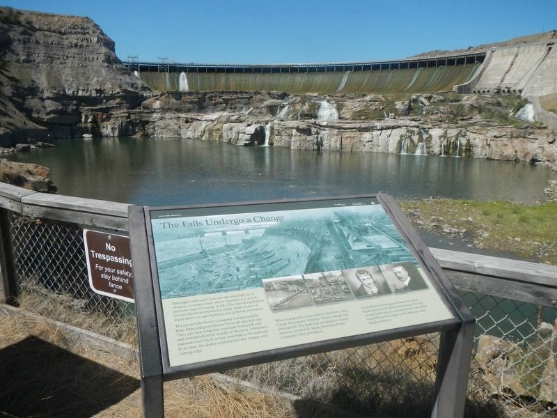 The Falls Undergo a Change Marker image. Click for full size.