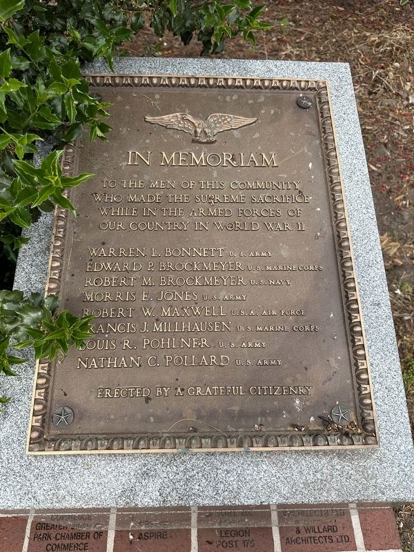 In Memoriam Marker. Click for full size. In Memoriam Marker image. Click for full size.
