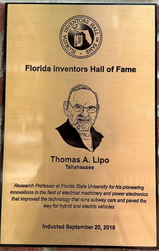 Thomas A. Lipo Marker. Click for full size. Thomas A. Lipo Marker image. Click for full size.