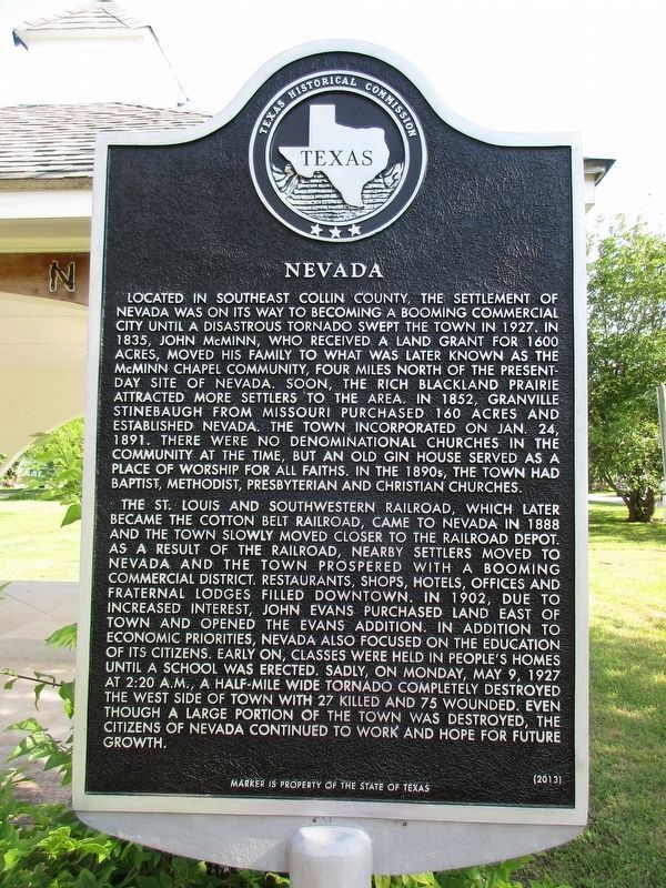 Nevada Marker. Click for full size. Nevada Marker image. Click for full size.
