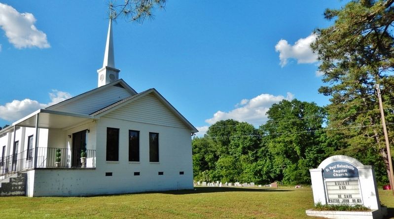 St. Paul Baptist Church at Halsellville. Click for full size. St. Paul Baptist Church at Halsellville image. Click for full size.