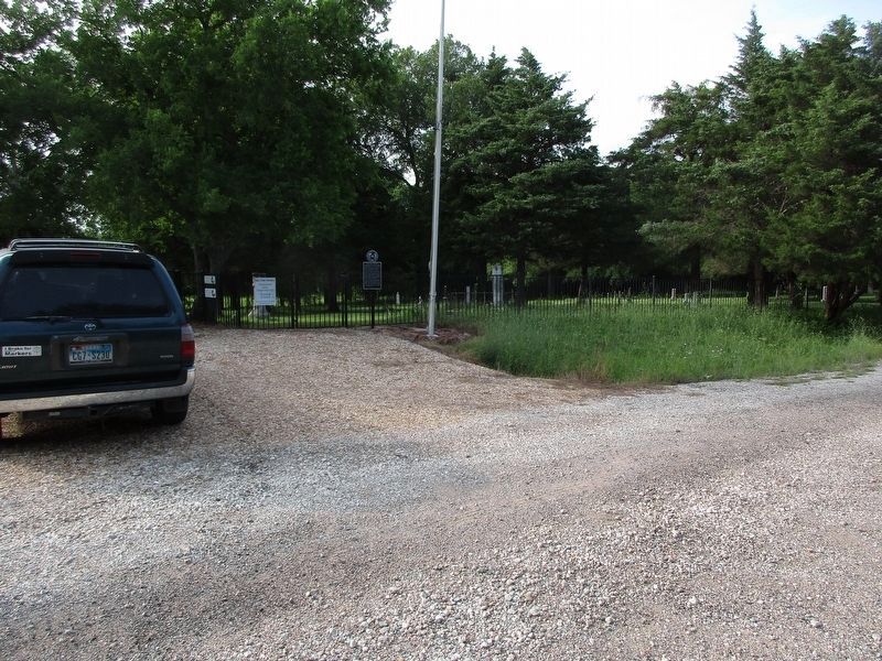 Bear Creek Cemetery and Marker. Click for full size. Bear Creek Cemetery and Marker image. Click for full size.