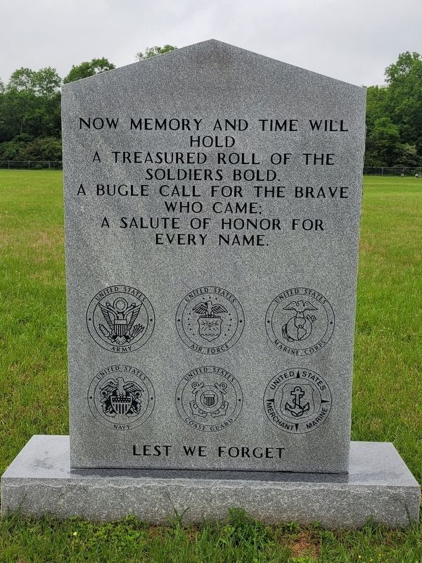 Lest We Forget Marker image. Click for full size.