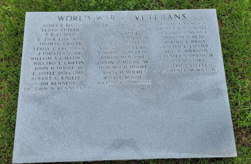 Lest We Forget Marker - 3rd Panel image. Click for full size.