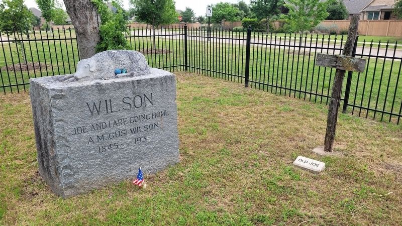 Gus Wilson Gravesite. Click for full size. Gus Wilson Gravesite image. Click for full size.