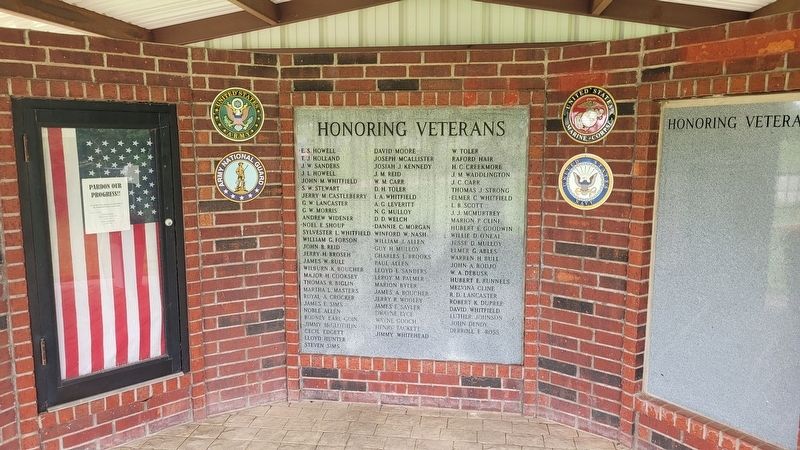 Honoring Veterans Marker image. Click for full size.