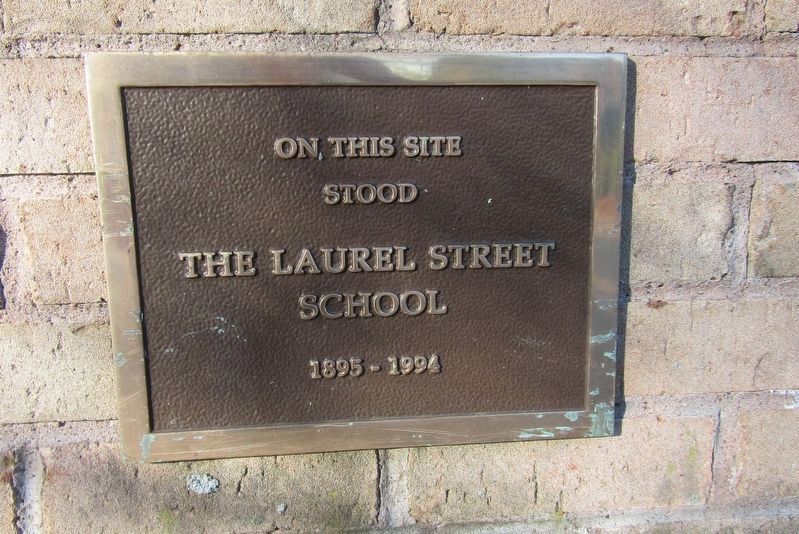 Laurel Street School Marker. Click for full size. Laurel Street School Marker image. Click for full size.