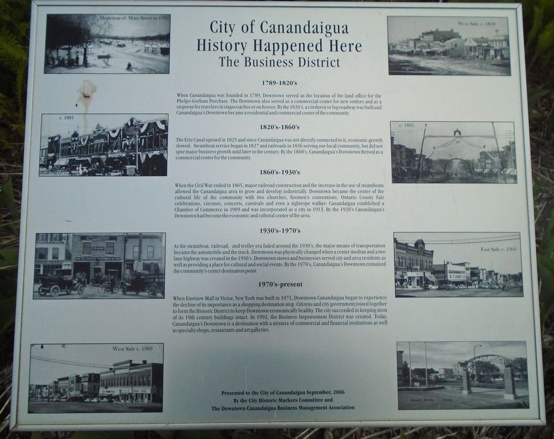 The Business District Marker. Click for full size. The Business District Marker image. Click for full size.