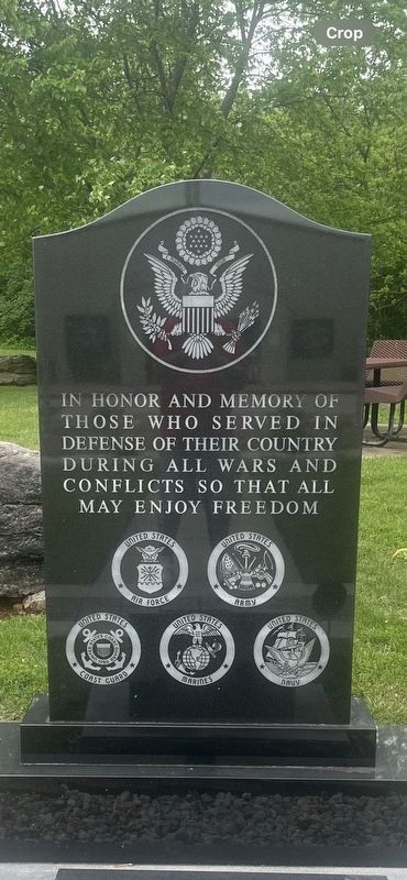 Veterans Memorial. Click for full size. Veterans Memorial image. Click for full size.