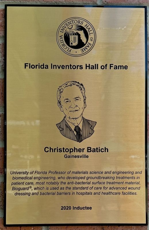 Christopher Batich Marker. Click for full size. Christopher Batich Marker image. Click for full size.