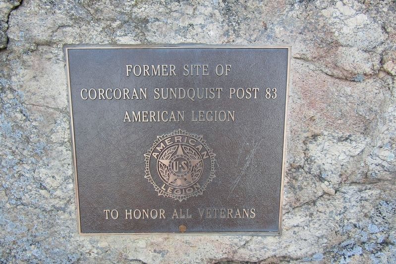 American Legion Post 83 Marker image. Click for full size.