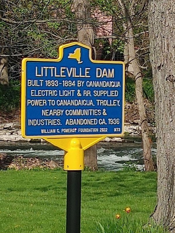 Littleville Dam Marker image. Click for full size.
