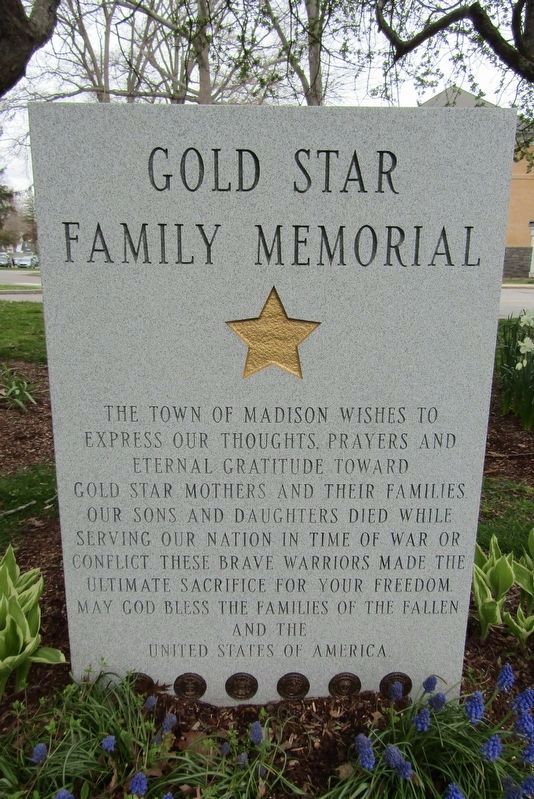 Gold Star Family Memorial. Click for full size. Gold Star Family Memorial image. Click for full size.