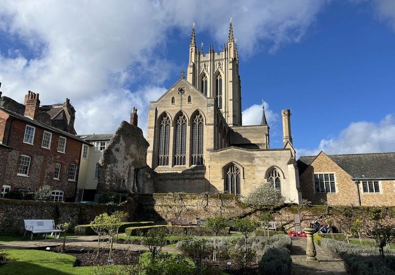 St Edmundsbury Cathedral Today image. Click for full size.