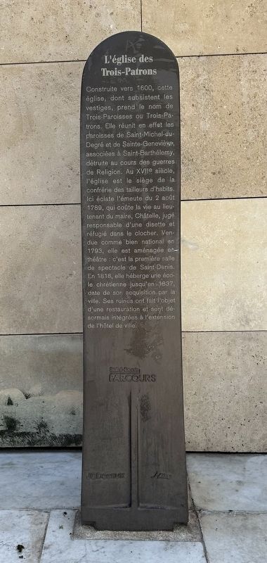 L��glise des Trois-Patrons Marker image. Click for full size.