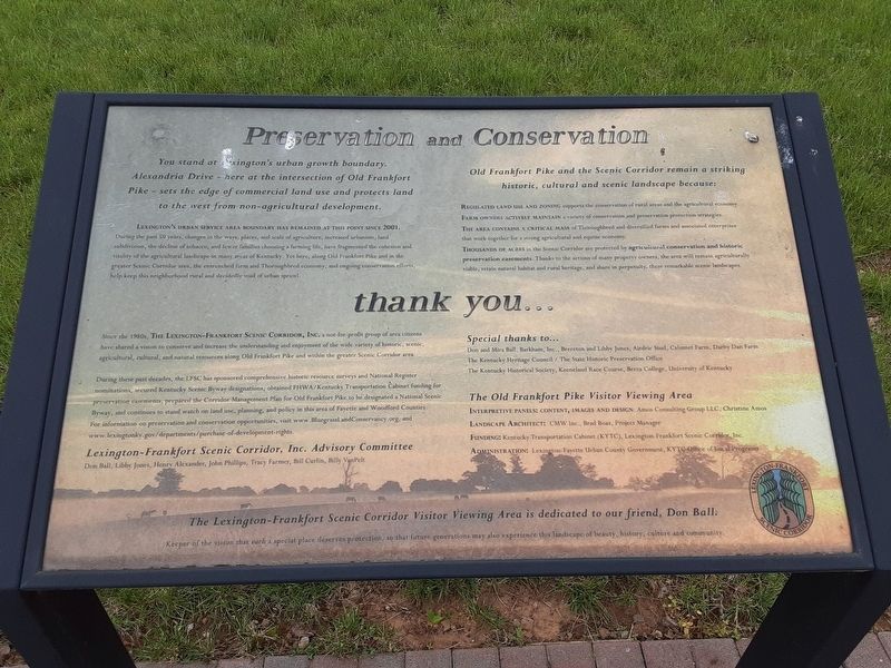 Preservation and Conservation Marker. Click for full size. Preservation and Conservation Marker image. Click for full size.