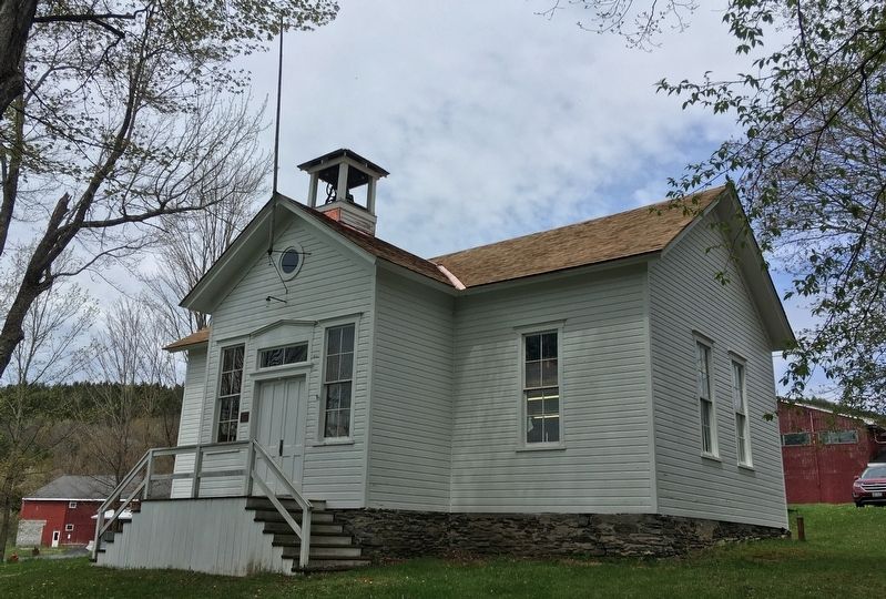 The Charlotteville Schoolhouse image. Click for full size.
