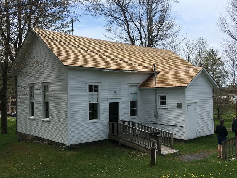 The Charlotteville Schoolhouse image. Click for full size.