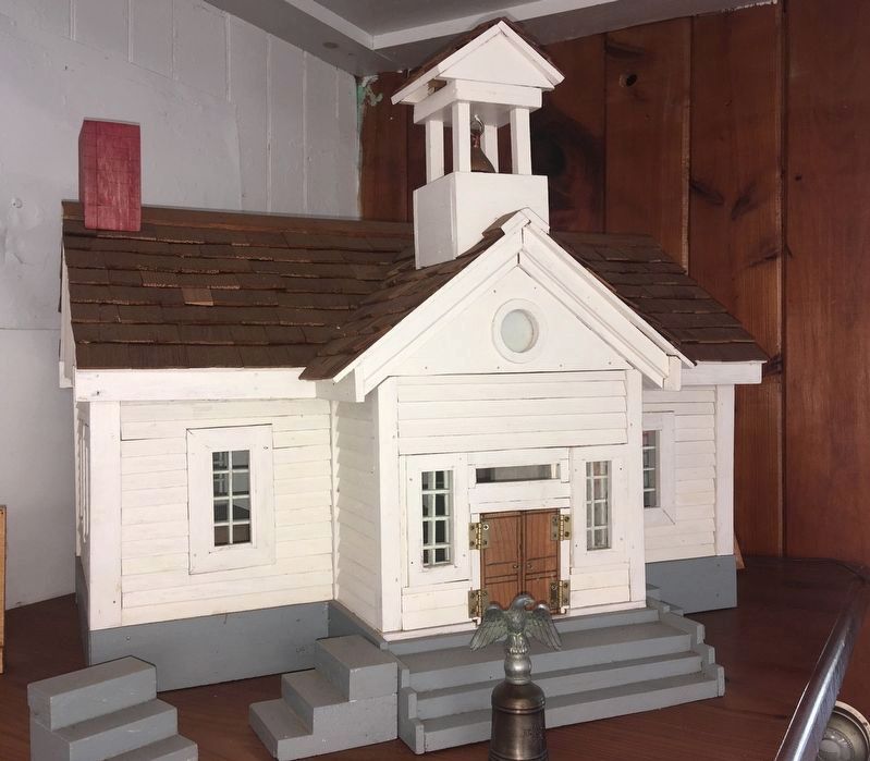 Charlotteville Schoolhouse Model image. Click for full size.