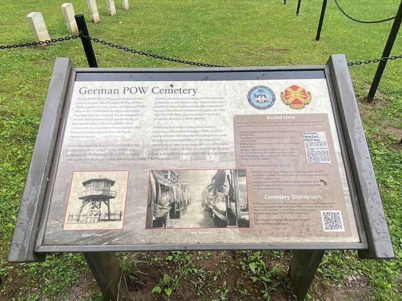 German POW Cemetery Marker image. Click for full size.