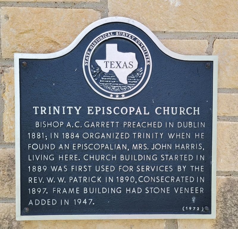 Trinity Episcopal Church Marker image. Click for full size.