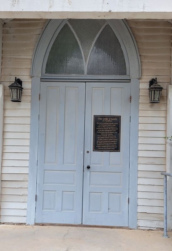 The Little Church on Grafton Marker image. Click for full size.
