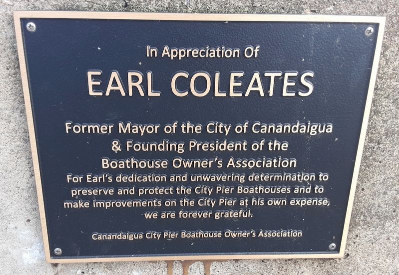 Earl Coleates Marker image. Click for full size.