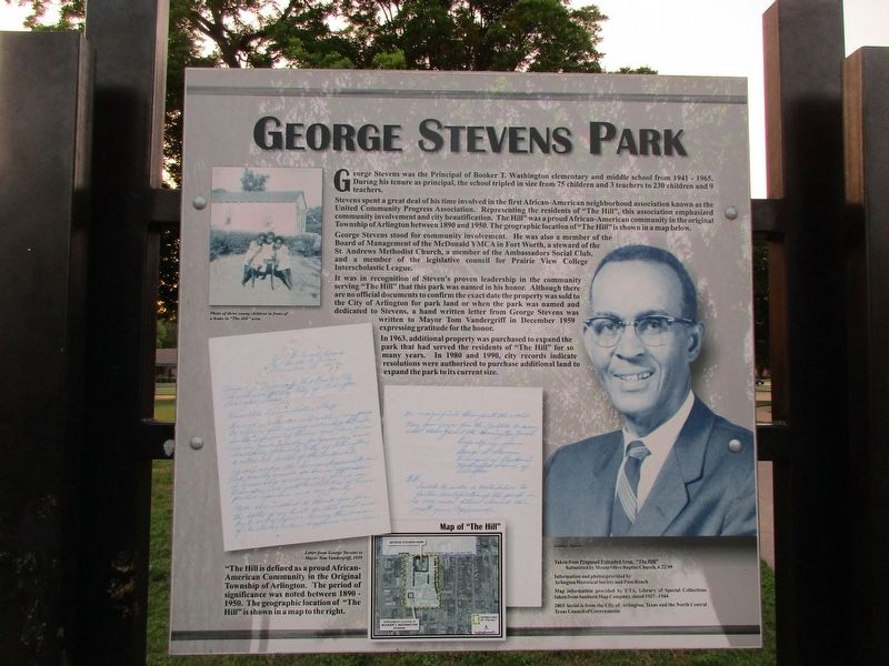 George Stevens Park Marker image. Click for full size.