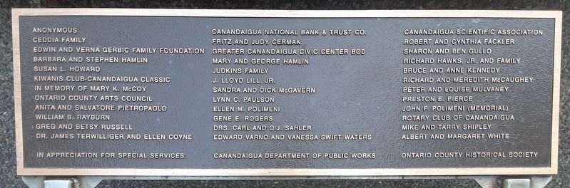 Haudenosaunee Family Donor Marker image. Click for full size.