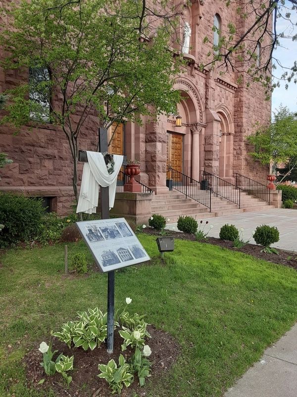 The History of St. Mary's Church Marker image. Click for full size.