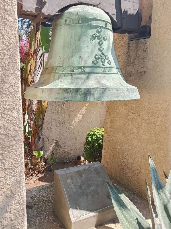 Marker removed, but Bell of Dolores is still present. Click for full size. Marker removed, but Bell of Dolores is still present image. Click for full size.