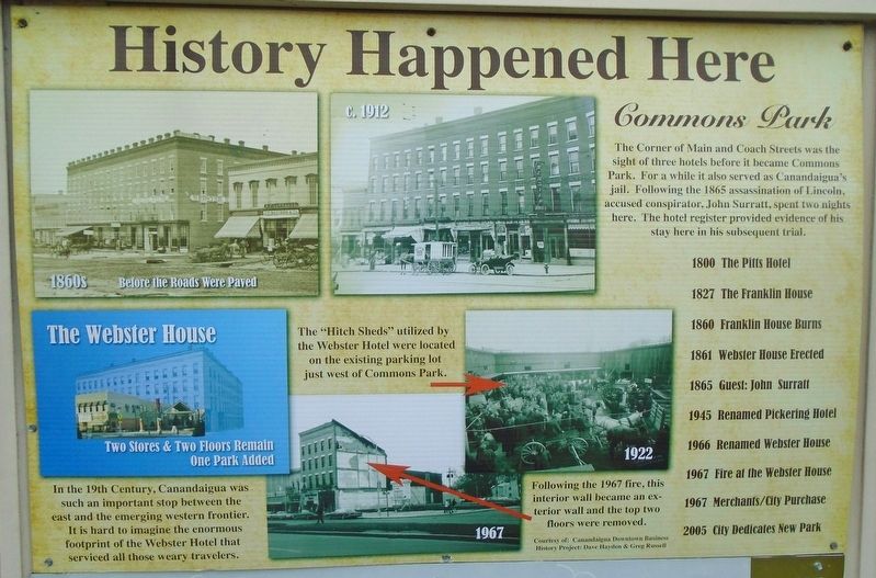 Commons Park Marker image. Click for full size.