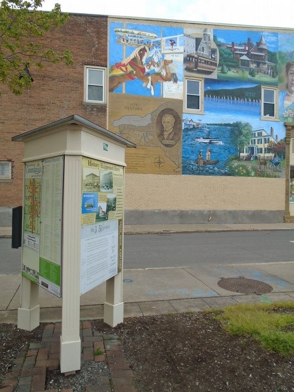 Commons Park Marker (on kiosk in foreground left) image. Click for full size.