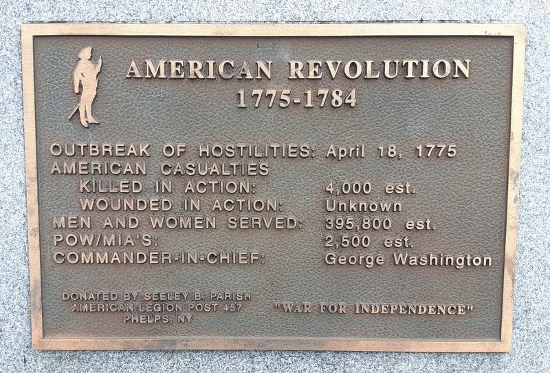 Trail of Remembrance American Revolution Marker. Click for full size. Trail of Remembrance American Revolution Marker image. Click for full size.