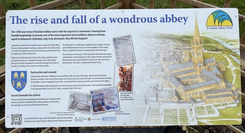 The rise and fall of a wondrous abbey Marker image. Click for full size.