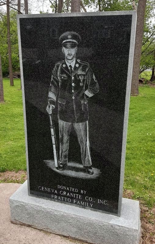 Trail of Remembrance Veterans Memorial Sentinel. Click for full size. Trail of Remembrance Veterans Memorial Sentinel image. Click for full size.