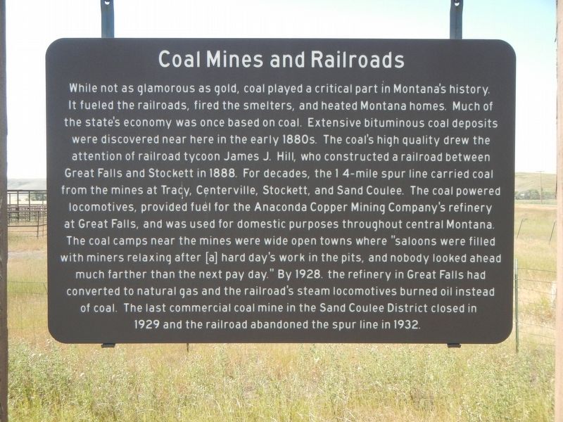 Coal Mines and Railroads Marker image. Click for full size.