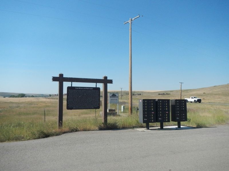 Coal Mines and Railroads Marker image. Click for full size.