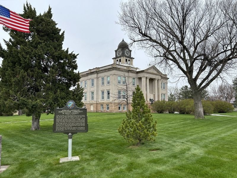 African American Homesteader Community in Sully County Marker. Click for full size. African American Homesteader Community in Sully County Marker image. Click for full size.