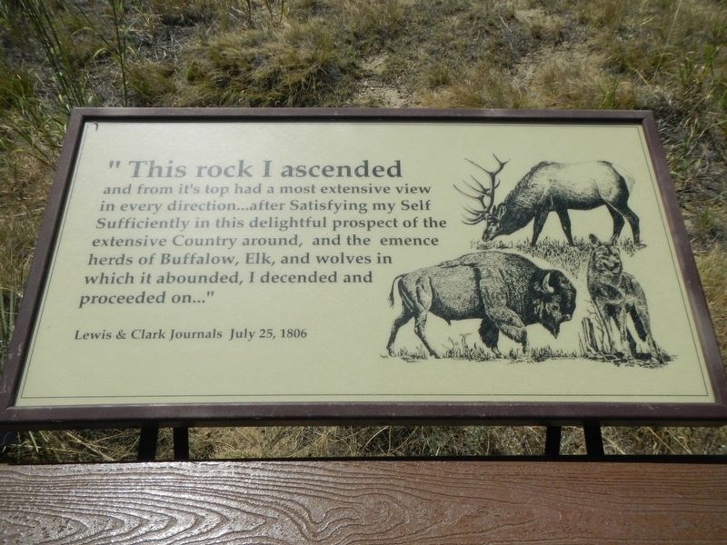 "This rock I ascended Marker image. Click for full size.
