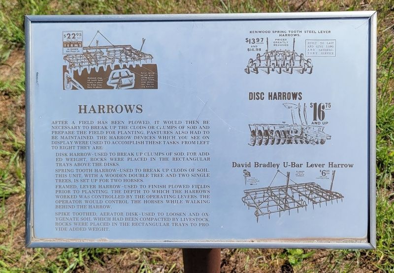 Harrows Marker. Click for full size. Harrows Marker image. Click for full size.