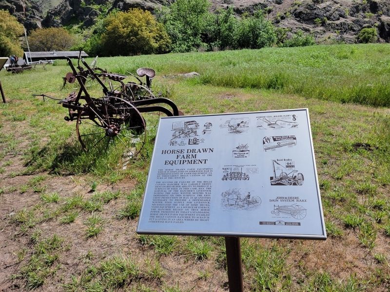 Horse Drawn Farm Equipment Marker image. Click for full size.