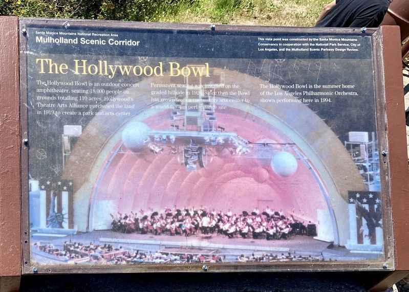 The Hollywood Bowl Marker image. Click for full size.