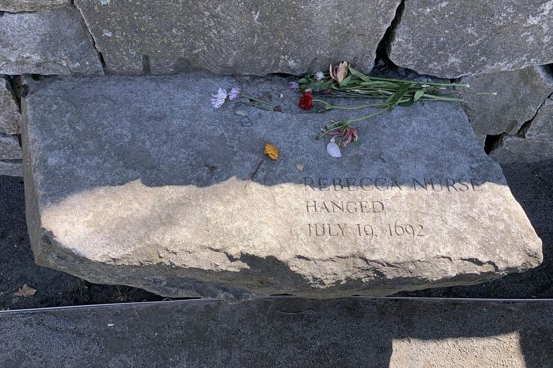 Rebecca Nurse Hanged July 19, 1692 image. Click for full size.