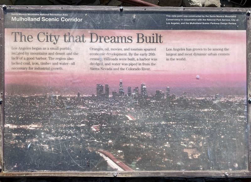 The City That Dreams Built Marker. Click for full size. The City That Dreams Built Marker image. Click for full size.