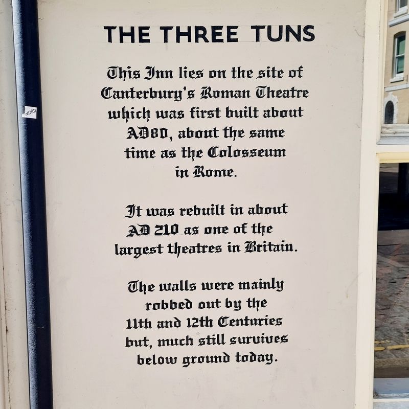 The Three Tuns Marker image. Click for full size.
