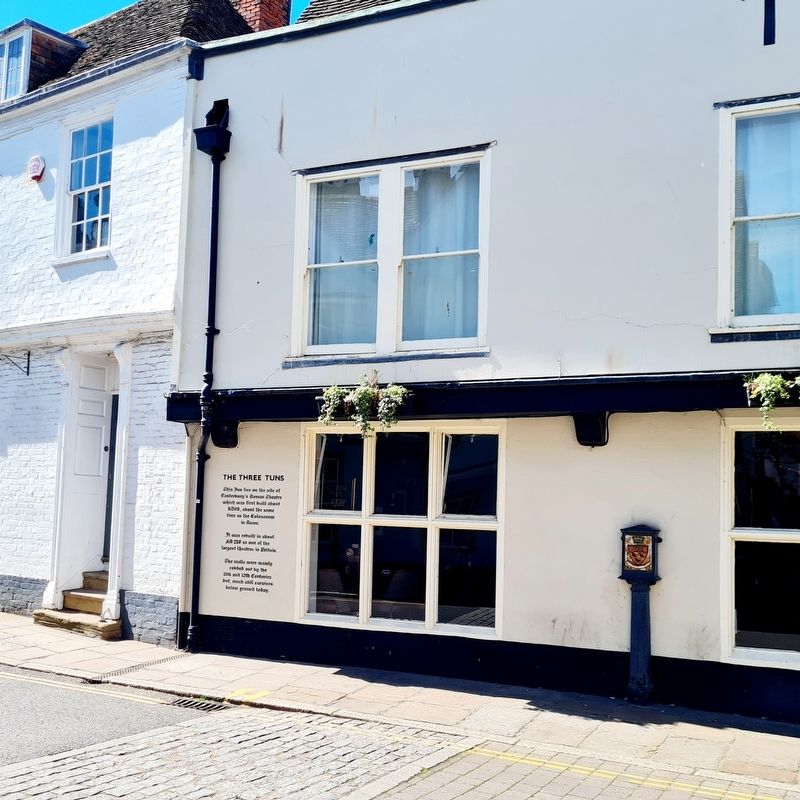 The Three Tuns Marker image. Click for full size.