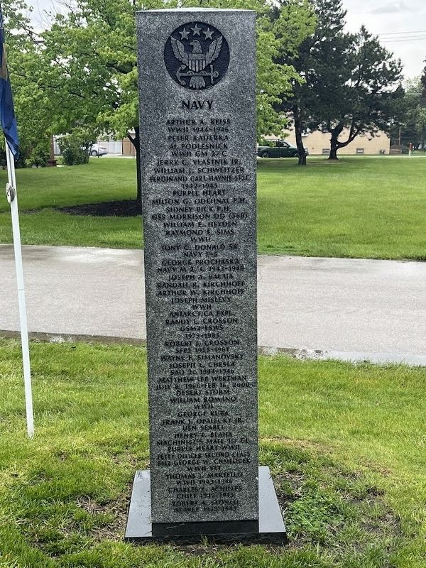 Veterans Memorial: Navy. Click for full size. Veterans Memorial: Navy image. Click for full size.