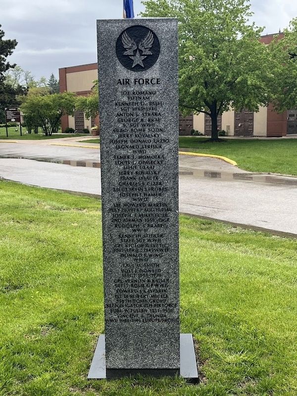 Veterans Memorial: Air Force. Click for full size. Veterans Memorial: Air Force image. Click for full size.