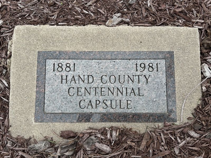 Hand County Centennial Capsule image. Click for full size.